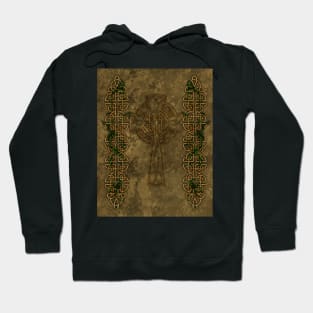 Celtic Cross And Celtic Knot Strips Hoodie